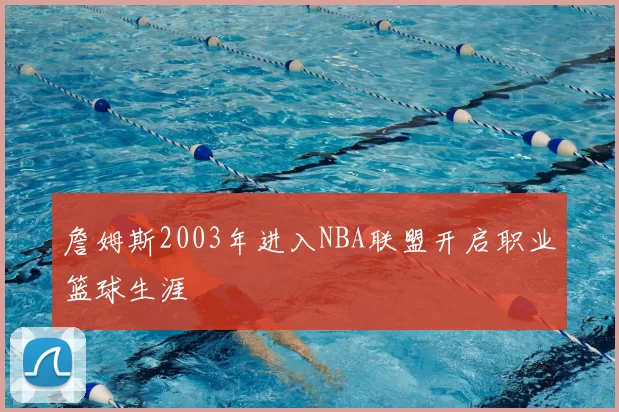 詹姆斯2003年进入NBA联盟开启职业篮球生涯