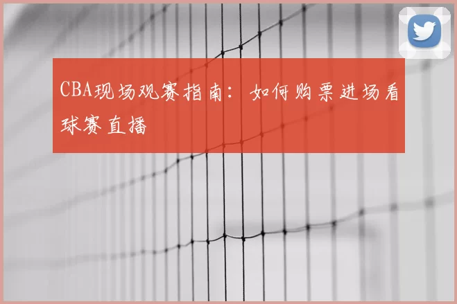 CBA现场观赛指南：如何购票进场看球赛直播