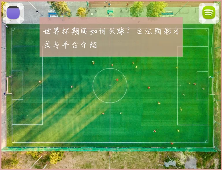 世界杯期间如何买球?合法购彩方式与平台介绍