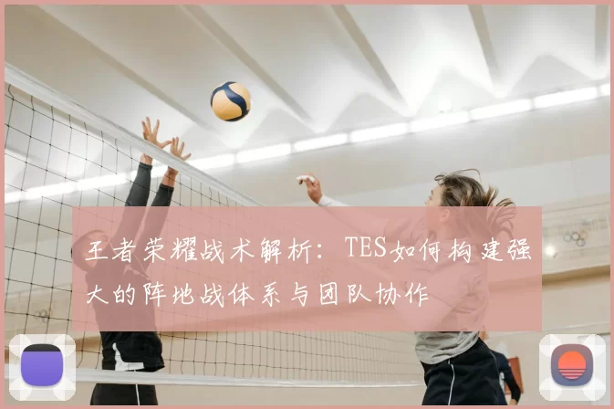 王者荣耀战术解析:TES如何构建强大的阵地战体系与团队协作